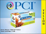 PCI Brand Compatible Toner Cartridge Replacement for Xerox Phaser 106R01438 7500 Yellow Toner Cartridge 17.8K Yield