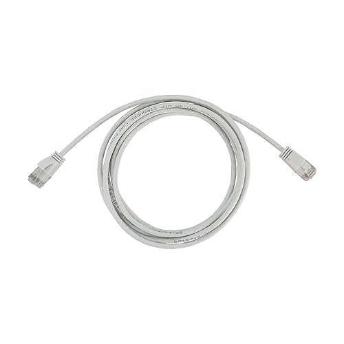 Tripp Lite Cat6a 10G Ethernet Cable, Snagless Molded Slim UTP Network Patch Cable with RJ45 Connectors, White, 10 Feet 0.3 Meters, Manufacturer's Warranty (N261-S10-WH)