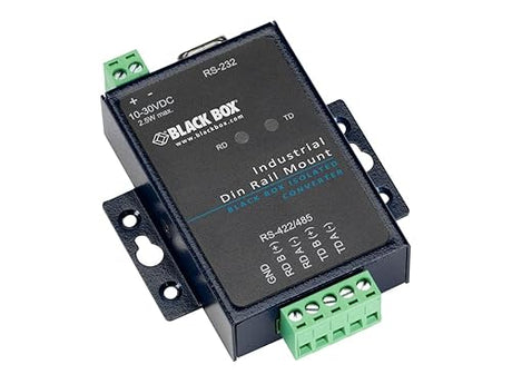 Black Box RS-232 to RS-485/422 - New - Rail-mountable - TAA Compliant
