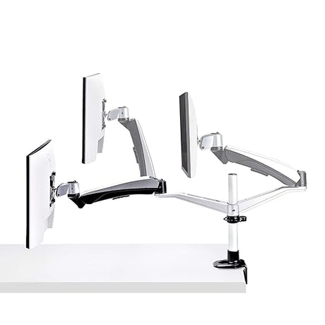 StarTech.com Monitor Desk Mount for 27in 16:9 or 30in 21:9 Ultrawide Screens, VESA 75x75/100x100, Tool-Less Arm Adjustments Single Monitor