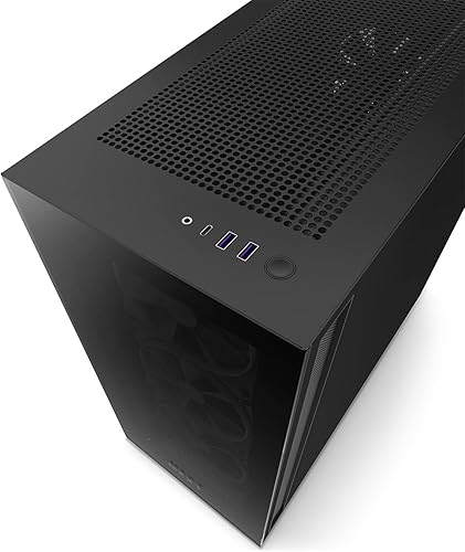 NZXT H7 Elite - CM-H71EB-01 - ATX Mid Tower PC Gaming Case - Front I/O USB Type-C Port - Quick-Release Tempered Glass Side Panel - Black