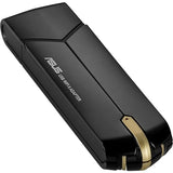 ASUS WiFi 6 AX1800 USB WiFi Adapter (USB-AX56) - Dual Band WiFi 6 Client, 2x2 Support, Gaming & Streaming, Plug-and-Play, WPA3 Network Security, MU-MIMO, Beamforming