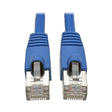 Tripp Lite N262-025-BL Cat6a Snagless Shielded STP Patch Cable 10G-Certified, PoE, Blue M/M 25' 25' Blue 25ft. 25 ft.