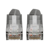 Tripp Lite N201-06N-GY Cat6 Gigabit Ethernet Snagless Molded Patch Cable 24 AWG 550MHz Premium UTP, Gray, RJ45 M/M 6