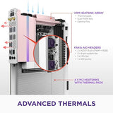 NZXT N9 X870E - AMD X870E AM5 ATX Gaming Motherboard for Ryzen 9000/8000/7000-20+2+1, DDR5, 4X M.2, PCIe 5.0, Wi-Fi 7, 5GbE, USB 4 – M.2 Quick-Release Latches, Full-Metal Cover, White PCB