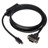 Tripp Lite P586-010-VGA-V2 Mini DisplayPort 1.2 To VGA Active Adapter Cable (M/M), 10 Ft. (3.1 M)
