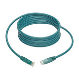 Tripp Lite 10ft Cat6 Gigabit Molded Patch Cable RJ45 M/M 550MHz 24AWG Green (N200-010-GN) 10 ft. Green