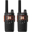 Cobra RX380 Walkie Talkies - Rechargeable, 40 Preset Channels, Long Range 32-Mile Two-Way Radio Set (2-Pack), Black