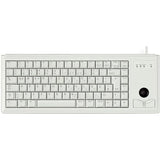 CHERRY G84 UltraSlim Keyboard w/Trackball (International), Light Gray - 83 Key G84-4420LPBEU-0
