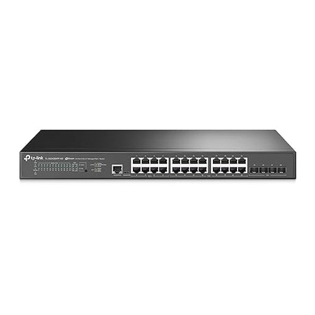 TP-Link Jetstream 24-Port 2.5GBASE-T, 4 10GE SFP+ L2+ Managed Switch with 16-Port PoE+ & 8-Port PoE++ (TL-SG3428XPP-M2) - 24× 2.5 Gbps Ports, Omada SDN Integrated, Cloud Access, Robust Security & QoS