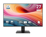 MSI PRO MP275 E2 27-inch IPS 1920 x 1080 (FHD) Gaming Office Monitor, 120Hz, Free-Synch, HDMI, DisplayPort, VGA Port, VESA Mountable, Tilt, Speaker, 4-Side Slim Bezel 1ms, Black