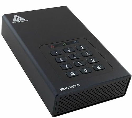 Apricorn - ADT-3PL256F-24TB - 24tb Aegis Padlock Dt Fips Secure USB 3.0 256-bit AES Hw Encry