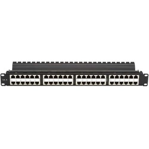 Black Box JPM806A-HD, SpaceGAIN CAT5e High-Density Feed-Through Panel