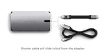 Satechi USB C Multiport Adapter, USB C Hub 9 in 1, On-The-Go Multiport Adapter – for M2/ M1 MacBook Pro/Air, M2/ M1 iPad Pro/Air, M2 Mac Mini, iMac M1(Space Grey)