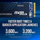 PNY CS2140 500GB M.2 NVMe Gen4 X4 Internal Solid State Drive