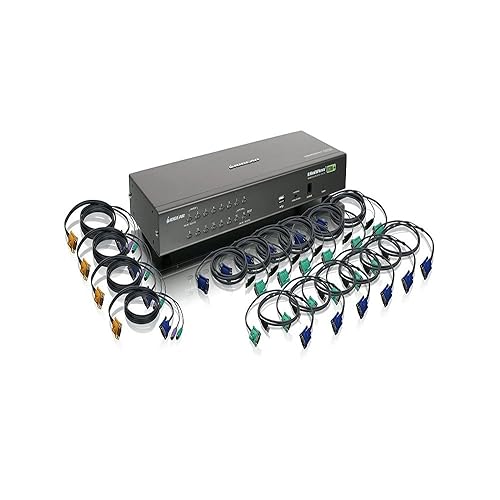 Switch 16p USB Ps/2 Combo Kvm W/Cables 16-Port USB PS/2 KVM Switch w/Cables