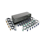 Switch 16p USB Ps/2 Combo Kvm W/Cables 16-Port USB PS/2 KVM Switch w/Cables