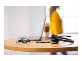 Poly - Voyager 4320 UC Wireless Headset + Charge Stand (Plantronics) - Headphones with Boom Mic - Connect to PC/Mac via USB-A Bluetooth Adapter, Cell Phone via Bluetooth - Works with Teams, Zoom &More