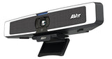 AVer VB130 4K Videobar with Built-in Adjstable Fill Light - Compact Conference Room Camera for Virtual Video Conferencing - with Microphone and Speakers - Mountable Professional Webcam (Renewed)
