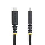 StarTech.com 10ft (3m) USB-C Charging Cable, 240W (5A) PD EPR, Dual-Layer Silicone/Braided Jacket, Laptop Charger Cord, USB-IF Certified