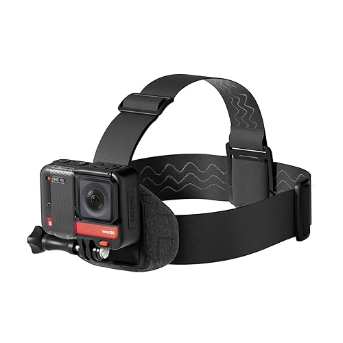 Insta360 Head Strap, Black, Suitable Head Circumference: 46-70cm (18.1-27.6in )