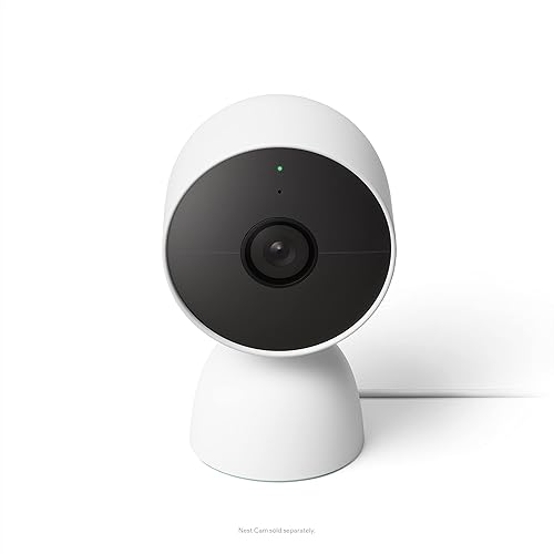 Google Nest Cam Stand - Wired Tabletop Stand for Nest Cam (Battery) Only - Snow Stand Snow