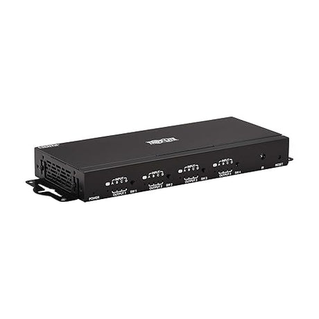 Tripp Lite HDMI Video Switch 4 Computers 4 Monitors, 4 Port 4K@60Hz Video Matrix Splitter with Remote Control, Single Push Button Switch, Headset Audio, TAA Compliant, 3-Year Warranty (B119-4X4-4K)