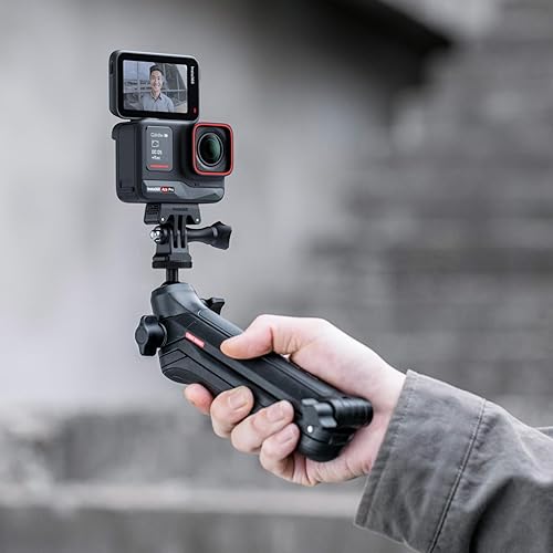 Insta360 Multi Mount, All-in-One Camera Rig, Tripod, Selfie Stick & Magic Arm, 360 Ball Joint for Adjustable Angles, Compatible with Insta360 Ace/GO/Link/X Series, Black