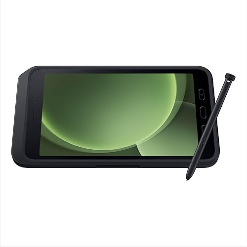 SAMSUNG Galaxy Tab Active5 Enterprise Edition 5G LTE Unlocked 8” 128GB Android Tablet for Industrial, Field Work, Advanced Security, Rugged Design, US Version, 2024, SM-X307UZGAN14, Black Green