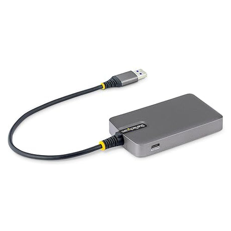 StarTech.com 4-Port USB-A Hub, 5Gbps, Bus Powered, Type-A to 4X Type-A with USB-C Auxiliary Power Input, Portable Hub