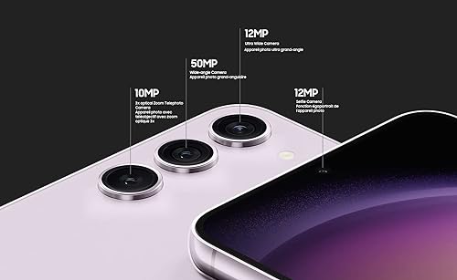 Samsung Galaxy S23 5G Lavender 256GB - 6.1 120 Hz AMOLED Adaptive Display, 50MPCamera, 8K Video, Nightography (Unlocked, CAD Version & Warranty) S23 (new) Lavender 256