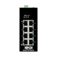 Tripp Lite 8-Port Industrial Ethernet Switch with Ethernet/IP Quality of Service (EIP QoS), 100 Mbps, Unmanaged, DIN Rail Mounting, -40° to 75°C Temperature Range, 3-Year Warranty (NFI-U08-2A) 8-Port Unmanaged EIP QoS