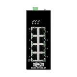 Tripp Lite 8-Port Industrial Ethernet Switch with Ethernet/IP Quality of Service (EIP QoS), 100 Mbps, Unmanaged, DIN Rail Mounting, -40° to 75°C Temperature Range, 3-Year Warranty (NFI-U08-2A) 8-Port Unmanaged EIP QoS
