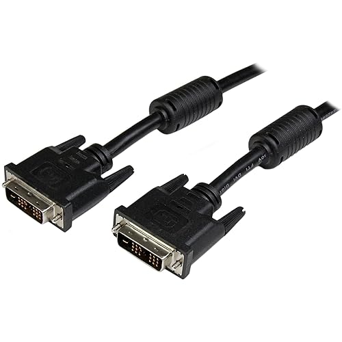 StarTech.com DVI Cable - 30 ft - Single Link - Male to Male Cable - 1920x1200 - DVI-D Cable - Computer Monitor Cable - DVI Cord - DVI to DVI Cable (DVIDSMM30) 30 ft / 9m