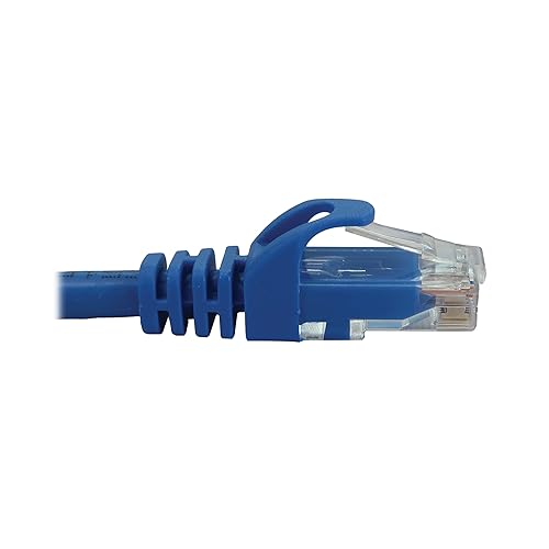 Tripp Lite Cat6a 10G Ethernet Cable, Snagless Molded UTP Network Patch Cable (RJ45 M/M), Blue, 25 Feet / 0.6 Meters, Manufacturer's Warranty (N261-025-BL)