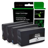 Clover Remanufactured Ink Cartridges Replacement for HP 962XL | Black High Yield, Cyan, Magenta, Yellow 4-Pack