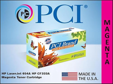 Pci Reman 654A Cf333a Magenta Toner Ctg