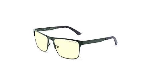 Blue Light Glasses | Pendleton Moss/Amber by GUNNAR | Patented 65% Blue Light Protection, 100% UV Light, Anti-Reflective, Protect & Reduce Eye Strain & Dryness GUNNAR Focus Moss/Amber Lens