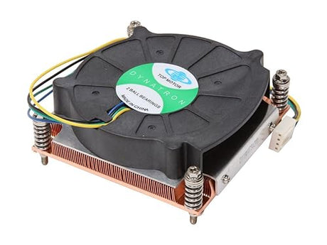 Dynatron K199 Intel Sandy Bridge Xeon, Core i3 Core i5 Core i7 for Socket 1155/1156 1U Active Solution 2 Ball Bearing Copper Heatsink CPU Cooler