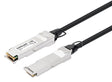 Intellinet QSFP+ 40G Passive DAC Twinax Cable QSFP+ to QSFP+ 2m MSA Compliant for Maximum Compatibility Direct Attach Copper AWG 30 Black