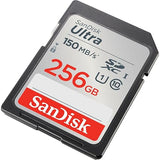 SanDisk 256GB Ultra UHS-I SDXC Memory Card, 150MB/s Read