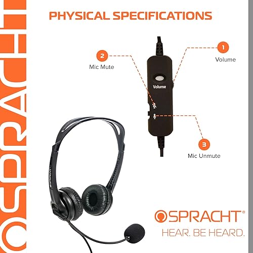 SPRACHT Headset, Black (ZUM3500)