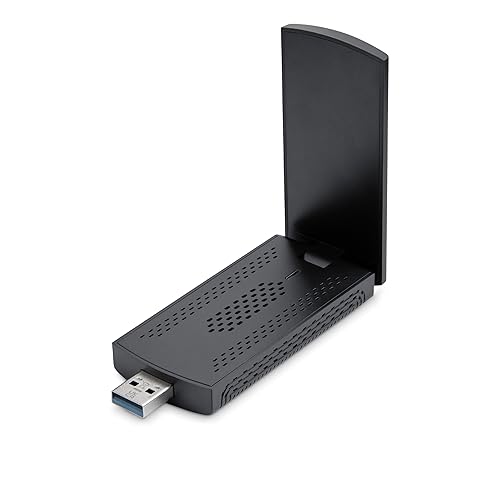 StarTech.com Wi-Fi 6E USB Adapter/Dongle, for Desktop/Laptop PC, Wireless NIC w/Foldable Antenna, WiFi 2.4/5/6GHz Network