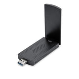 StarTech.com Wi-Fi 6E USB Adapter/Dongle, for Desktop/Laptop PC, Wireless NIC w/Foldable Antenna, WiFi 2.4/5/6GHz Network