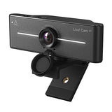 Creative Live! Cam 4K UHD USB Webcam with Backlight Compensation, Up to 60 FPS, 95° Wide-Angle Lens, Privacy Lens, Built-in Mics, Plug & Play for PC and Mac