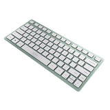 Cherry KW 7100 Mini Multi Device Compact Wireless Keyboard with Bluetooth. (Agave Green)