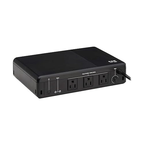 Tripp Lite 350VA UPS Desktop Battery Backup and Surge Protector, 210W, 3 Outlets, Small Form Factor, Wall Mounting Option, 5ft Cord, 2-Year Warranty (BC350R)