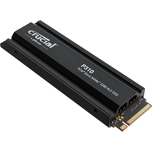 Crucial P310 4TB NVMe PCIe Gen4 x4 M.2 2280 Internal Gaming SSD