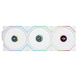 Lian Li UNI Fan TL LCD 120 Wireless - Triple Pack (Reverse Blade) - 2.4 GHz Wireless Controller Included - Infinity Mirror Design - LCD Display - Controller Required - White (12RTLLCD1W3W)