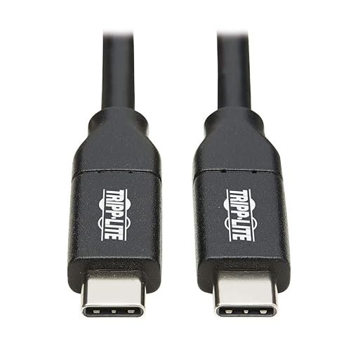 Tripp Lite USB Type C to USB C Cable USB 2.0 5A Rating USB-IF Cert M/M 3M (U040-C3M-C-5A)